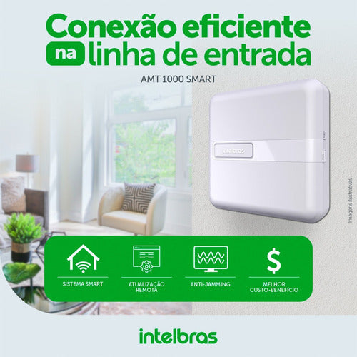 CENTRAL ALARME INTRUSAO AMT 1000 SMART
