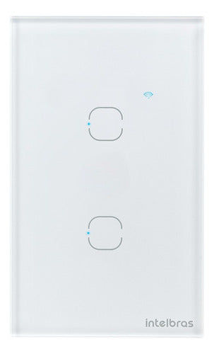 INTERRUPTOR SMART ZIGBEE TOUCH 2 BRANCO EZS 1002