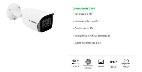 CAMERA VIDEO IP VIP 3240 IA