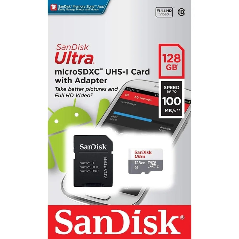 Cartao Memoria Microsd/micro SDXC 128gb Ultra - Sandisk