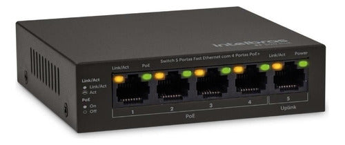 SWITCH 5 PORTAS FAST COM 4 PORTAS POE SF 500 POE