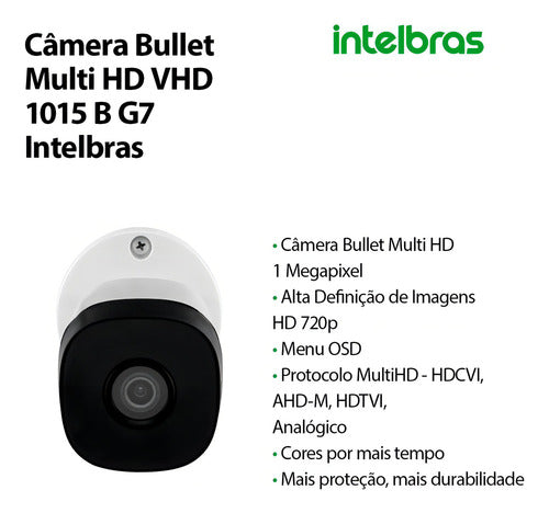 CAMERA DE TV PARA SISTEMA DE SEGURANCA VHD 1015 B G7