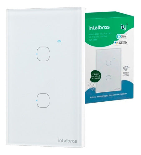 INTERRUPTOR SMART WI-FI TOUCH 2 BRANCO EWS 1002
