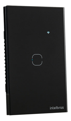 INTERRUPTOR SMART ZIGBEE TOUCH 1 PRETO EZS 1001