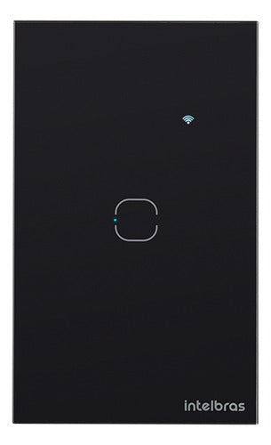 INTERRUPTOR SMART ZIGBEE TOUCH 1 PRETO EZS 1001